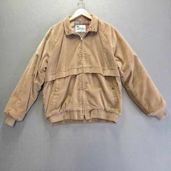 Lakeshire Other - Vintage Lakeshire Men's Brown Corduroy Wool Lined Jacket Size Large Made in USA